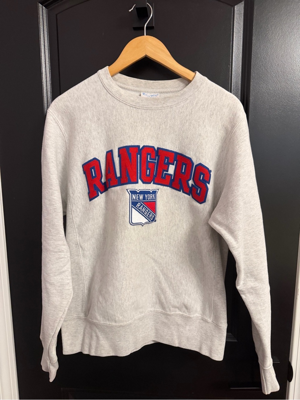 Champion New York Rangers NHL Hockey Reverse Weave Crewneck